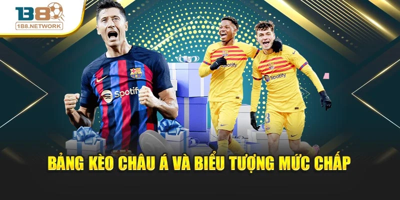 Bảng kèo châu Á và biểu tượng mức chấp