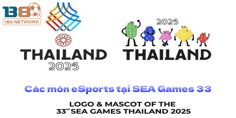 các môn esports tại sea game 33